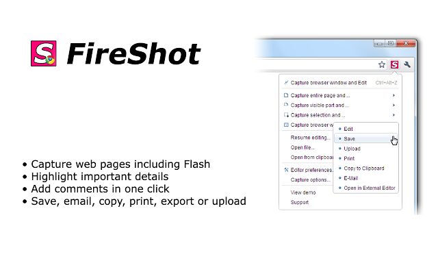 fireshot plugin for chrome