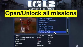 How To Unlock All Project IGI 2 Missions Within a Minute